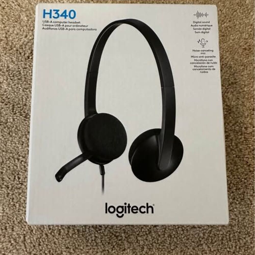 Logitech H340 USB-A Computer Headset